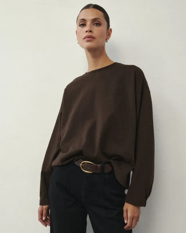LONGSLEEVE LYON BROWN made by The Odder Side