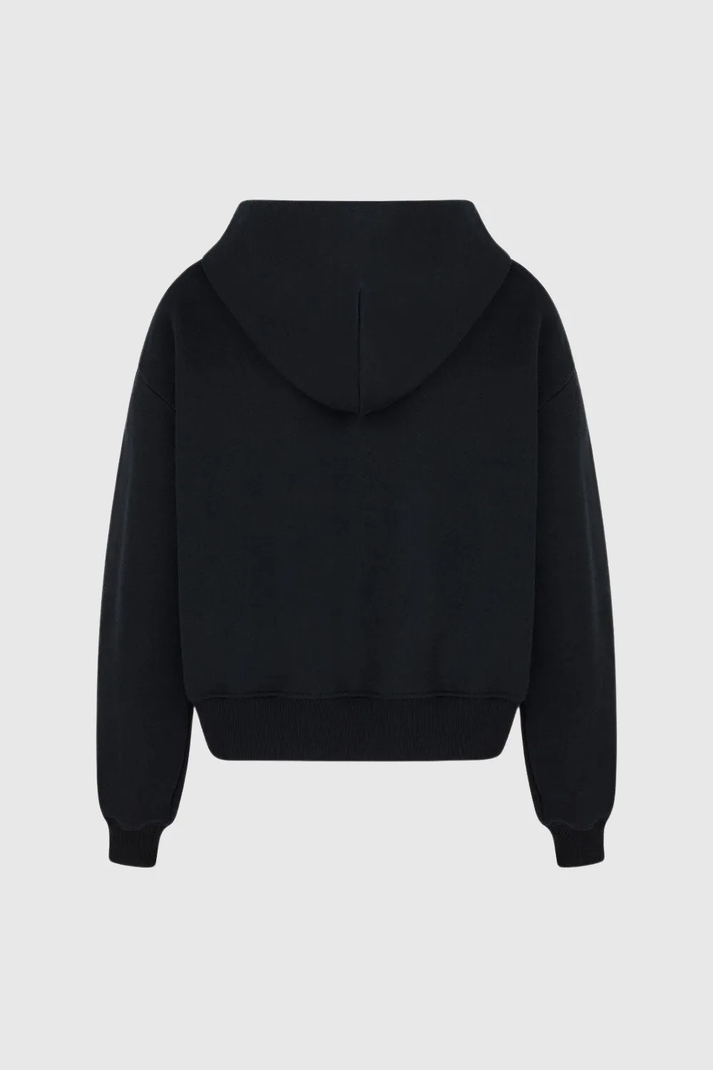 BLUZA Z SZEROKIM KAPTUREM LEAL ORGANIC CZARNA sold by The Odder Side product image thumbnail 3