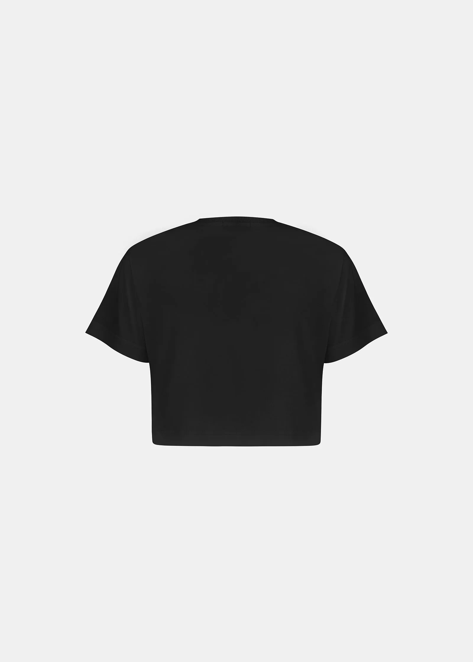 T-SHIRT DAMSKI LAY ORGANIC CROP CZARNY sold by The Odder Side product image thumbnail 3