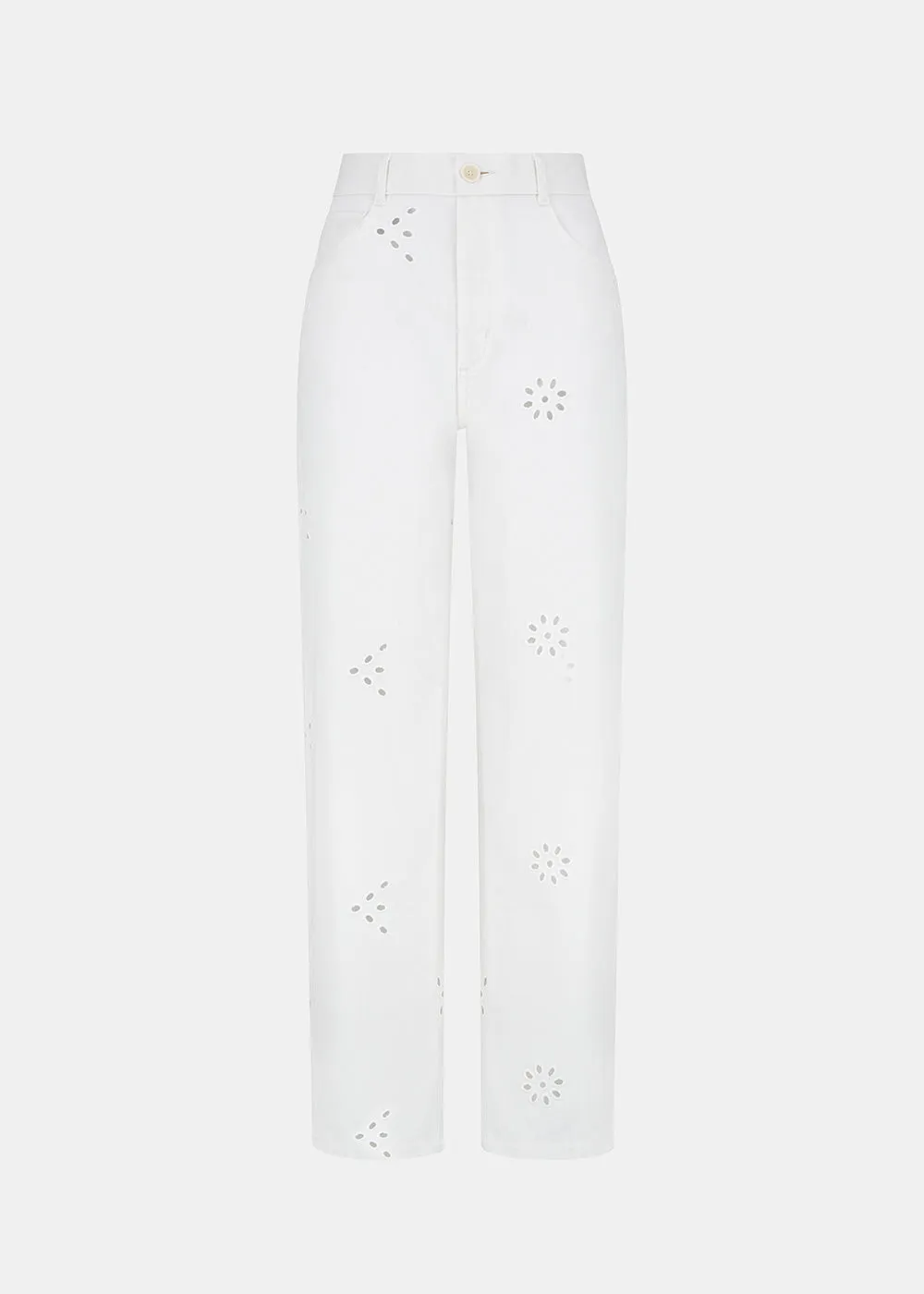 SPODNIE DAMSKIE DAYLIGHT BIAŁE sold by The Odder Side product image thumbnail 2