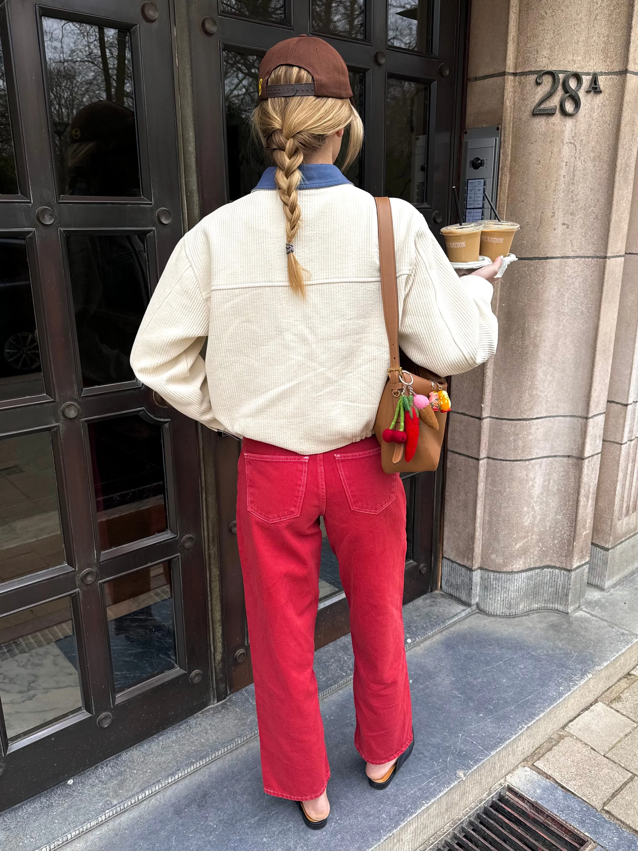 SPODNIE JEANSOWE F1 CZERWONE sold by The Odder Side product image thumbnail 5