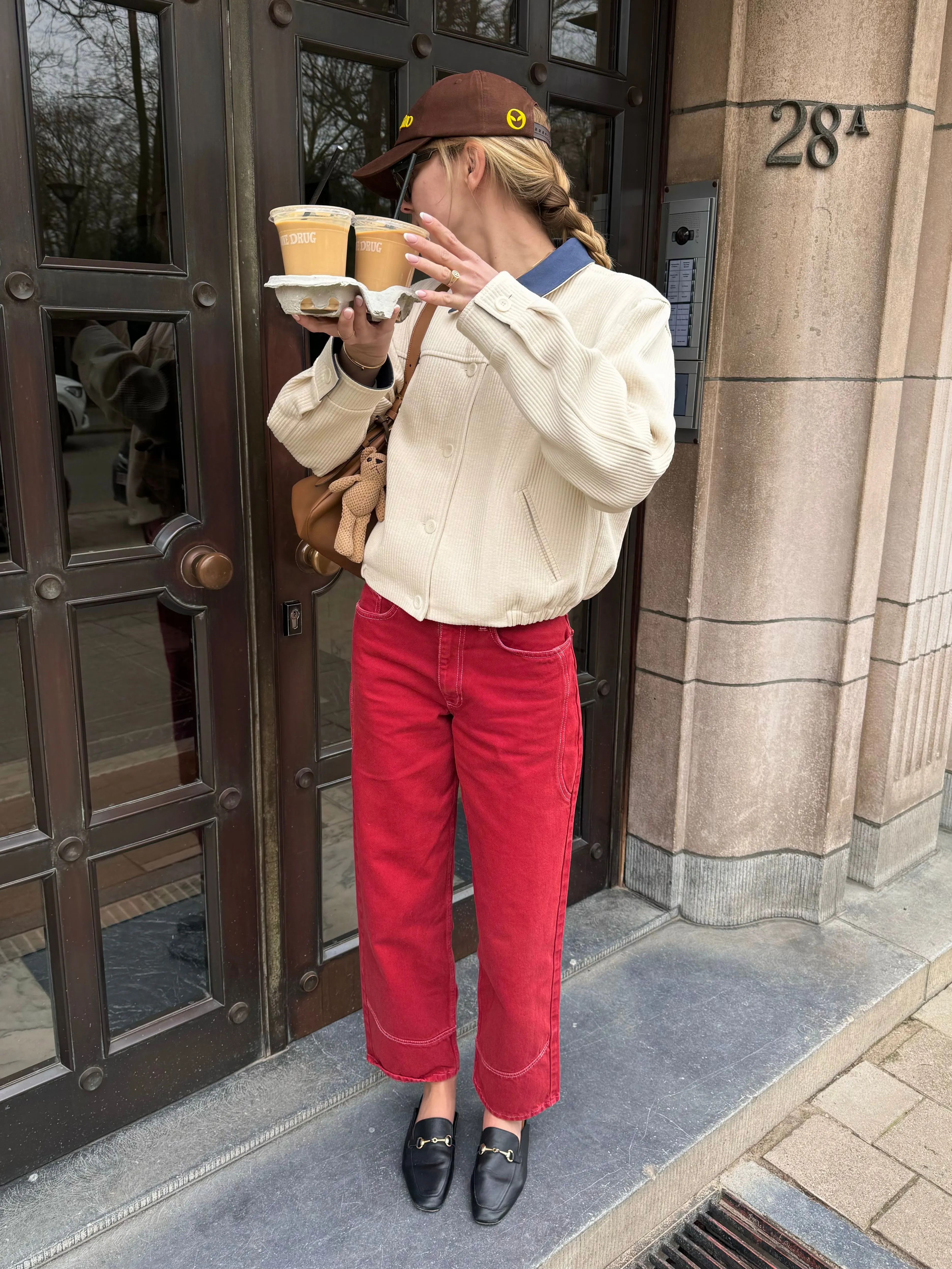 SPODNIE JEANSOWE F1 CZERWONE sold by The Odder Side product image thumbnail 4