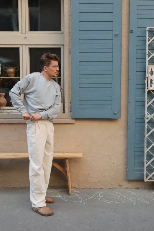 BLUZA MĘSKA OVERSIZE TONY ORGANIC SZARA sold by The Odder Side