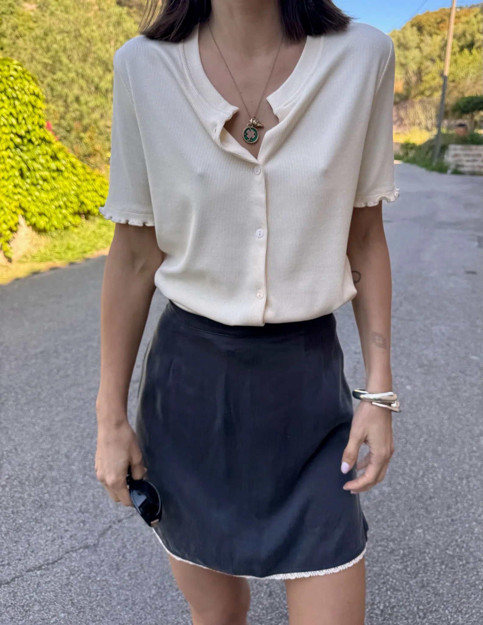 SPÓDNICA MINI MOONLIT GRAFITOWA sold by The Odder Side product image thumbnail 4