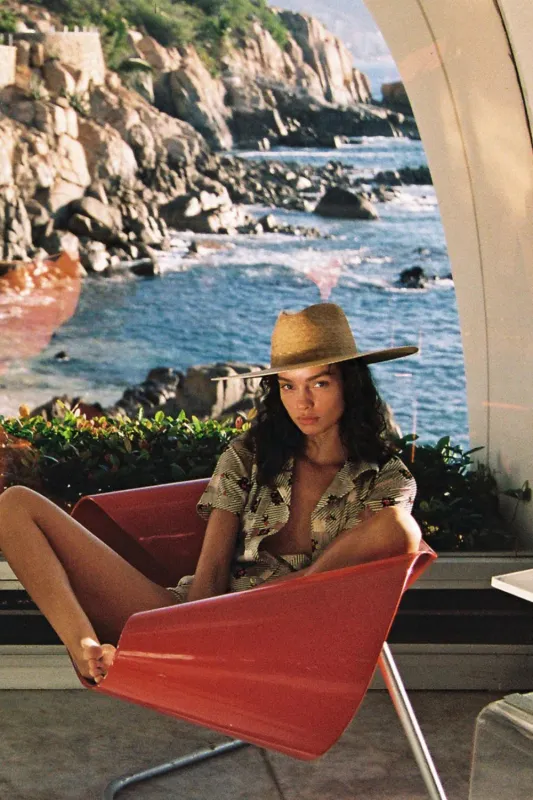 KAPELUSZ Z LIŚCI PALMOWYCH FEDORA LACK OF COLOR made by Lack Of Color