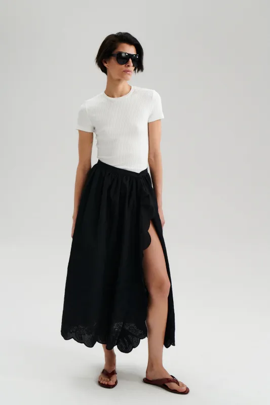SPÓDNICA MAXI ARIA BLACK made by The Odder Side