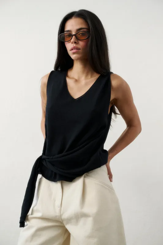 TOP DZIANINOWY ANSE BLACK made by The Odder Side