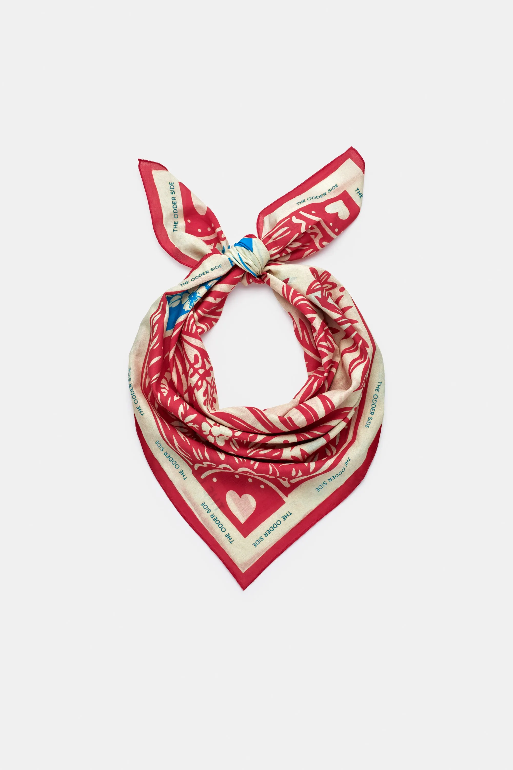 BANDANA FRENCH RED sold by The Odder Side product image thumbnail 2