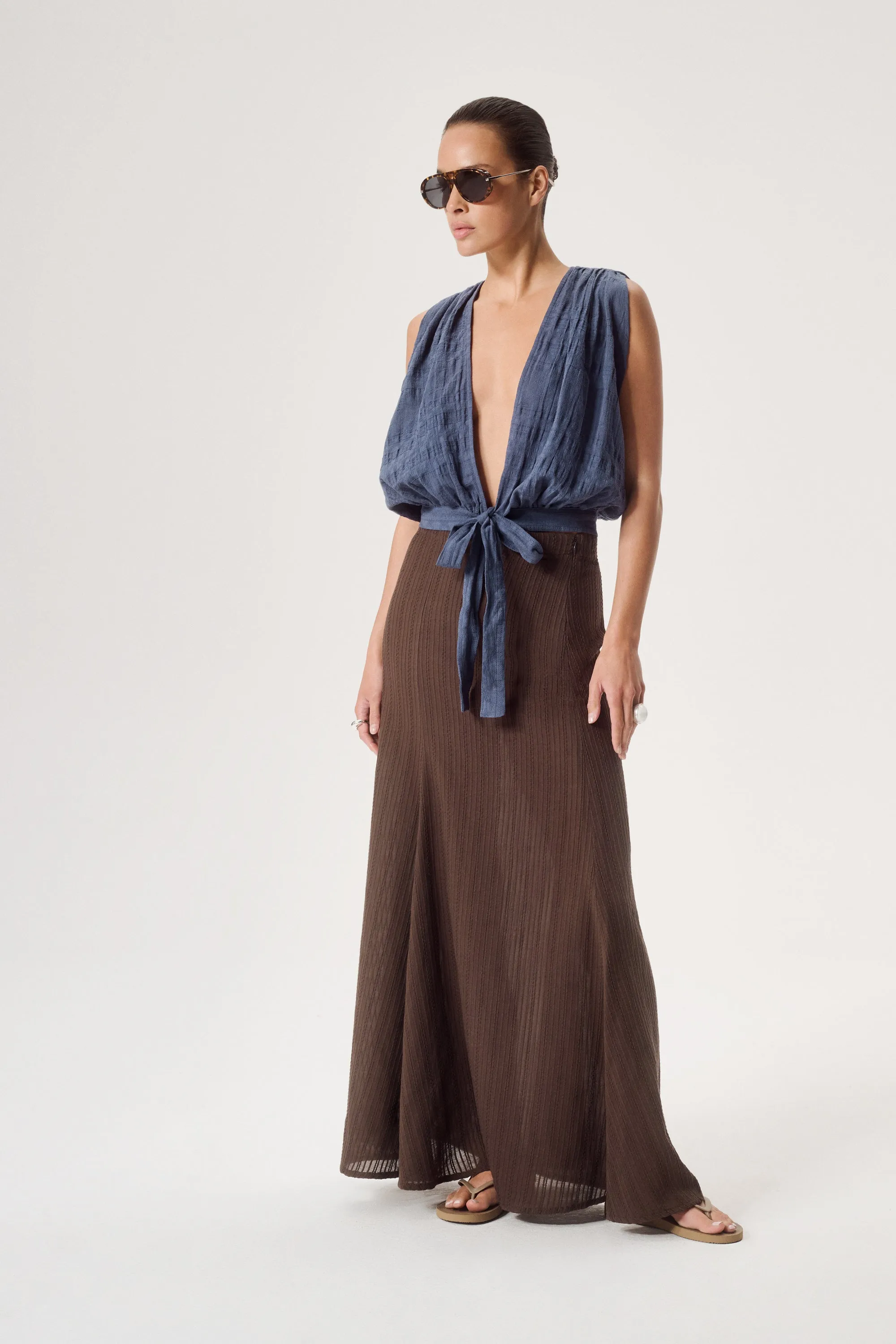 SPÓDNICA MAXI PURPLE sold by The Odder Side