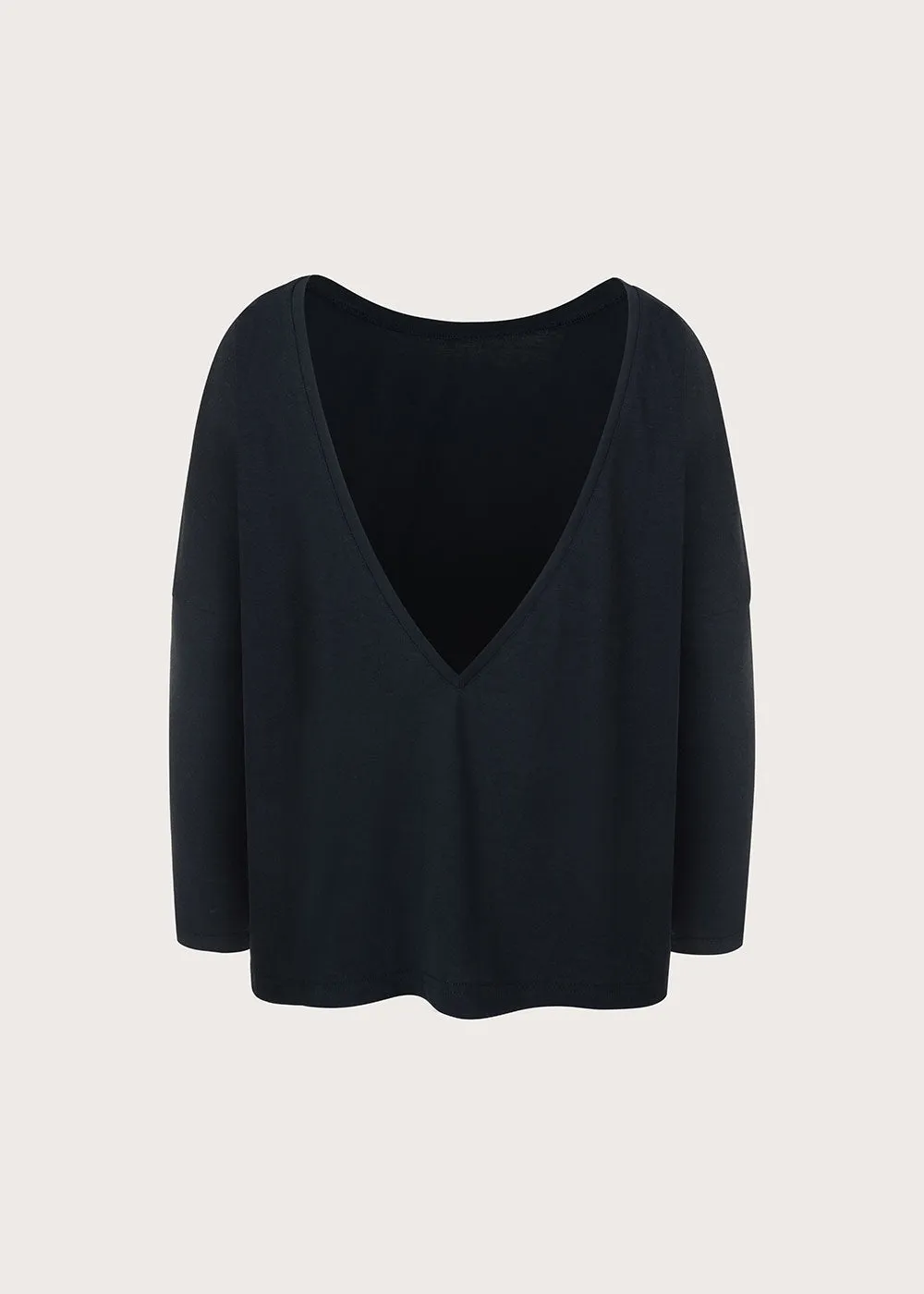 LONGSLEEVE V-BACK CZARNY sold by The Odder Side product image thumbnail 4