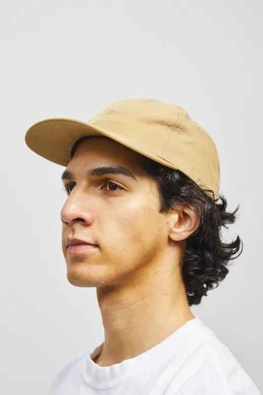 6 panel Japanese Cotton Nylon Cap- Khaki sold by Lite Year