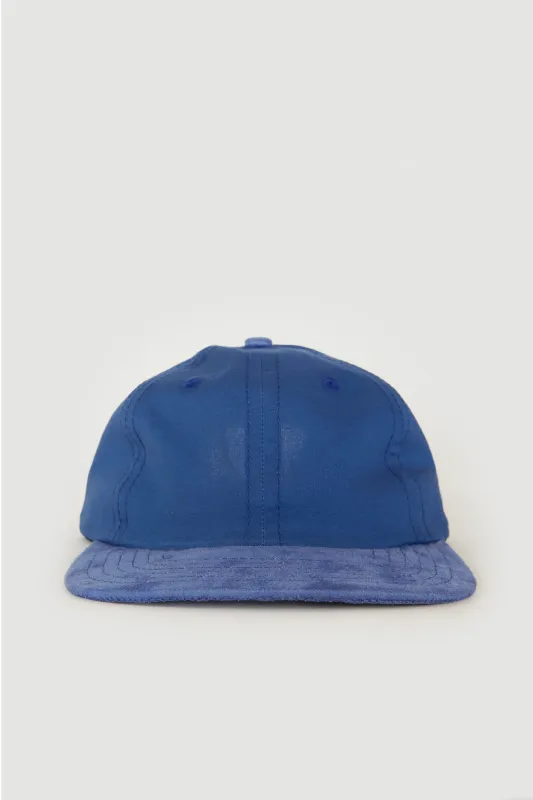 Moleskin & Twill Six Panel - Blue / Royal Blue sold by Lite Year