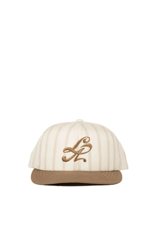 LA Baseball Cap - Creme/Khaki sold by Lite Year