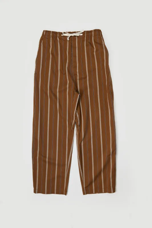 Relaxed Pant - Mocha Stripe sold by Lite Year