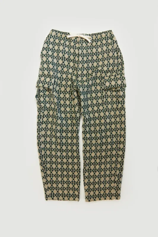 Cargo Pants - Green/Natural Weave sold by Lite Year