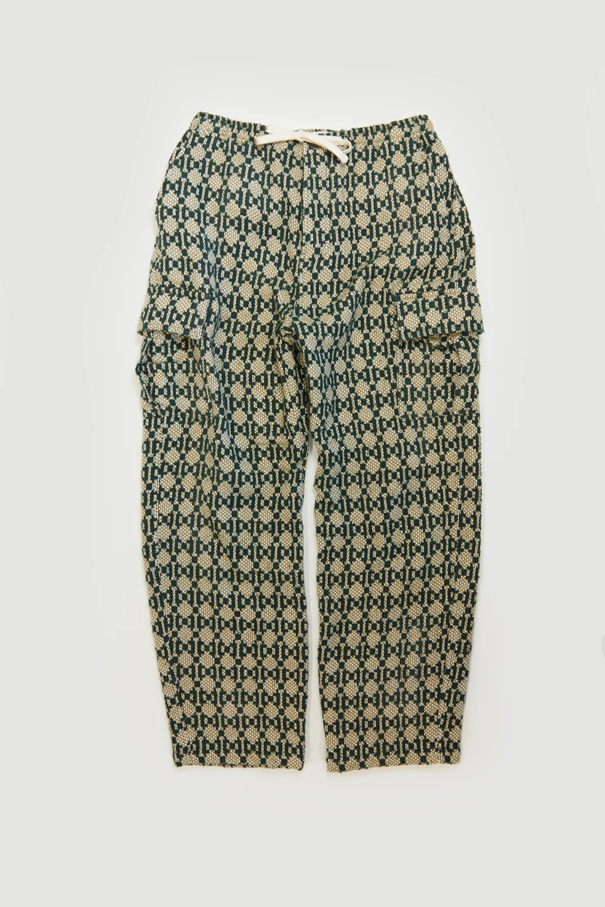 Cargo Pants - Green/Natural Weave sold by Lite Year