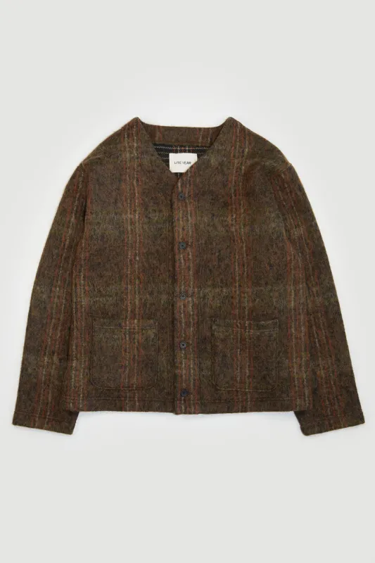 Italian Liner Jacket - Brown Plaid sold by Lite Year