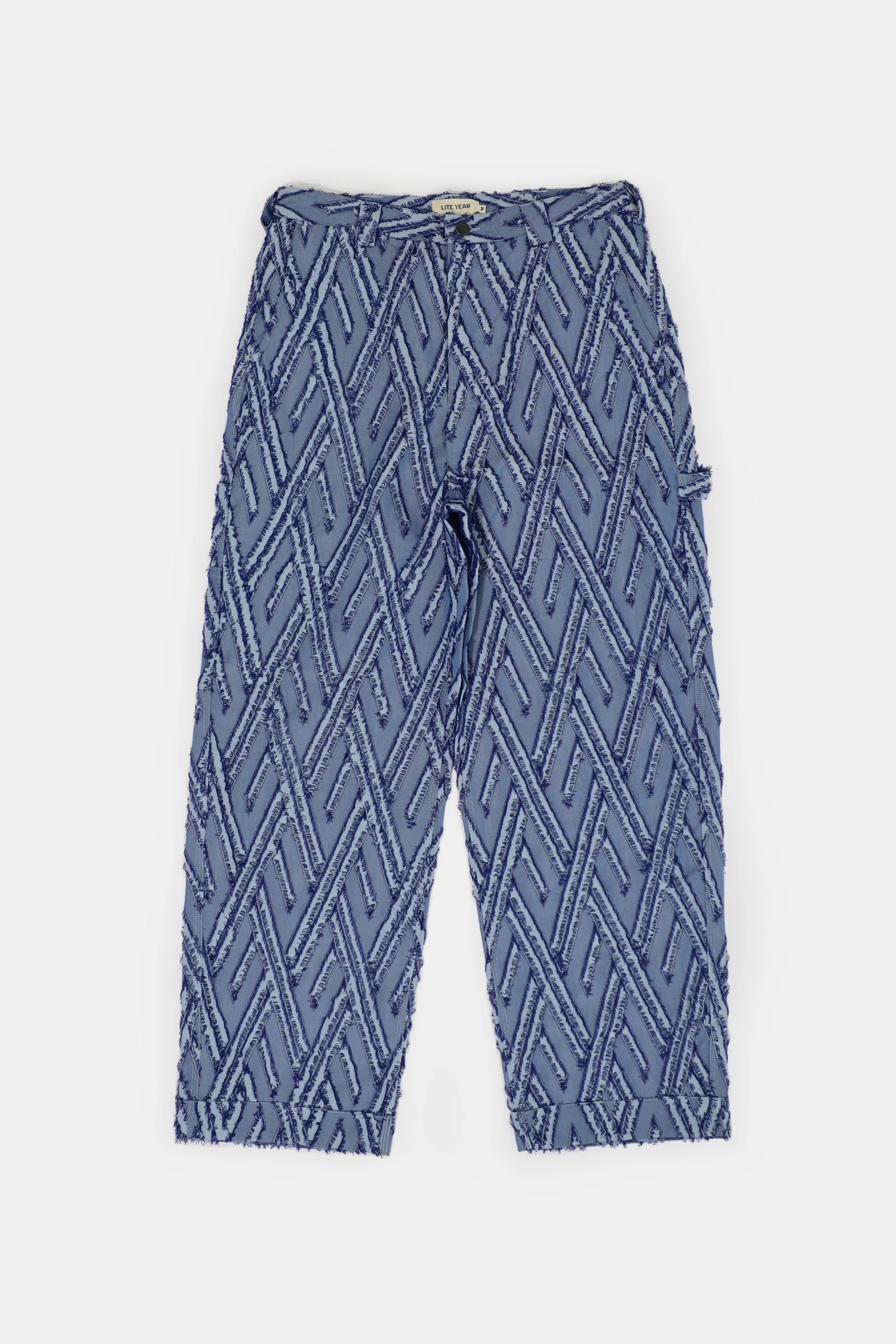 Carpenter Pant - Blue / Light Blue Jacquard sold by Lite Year
