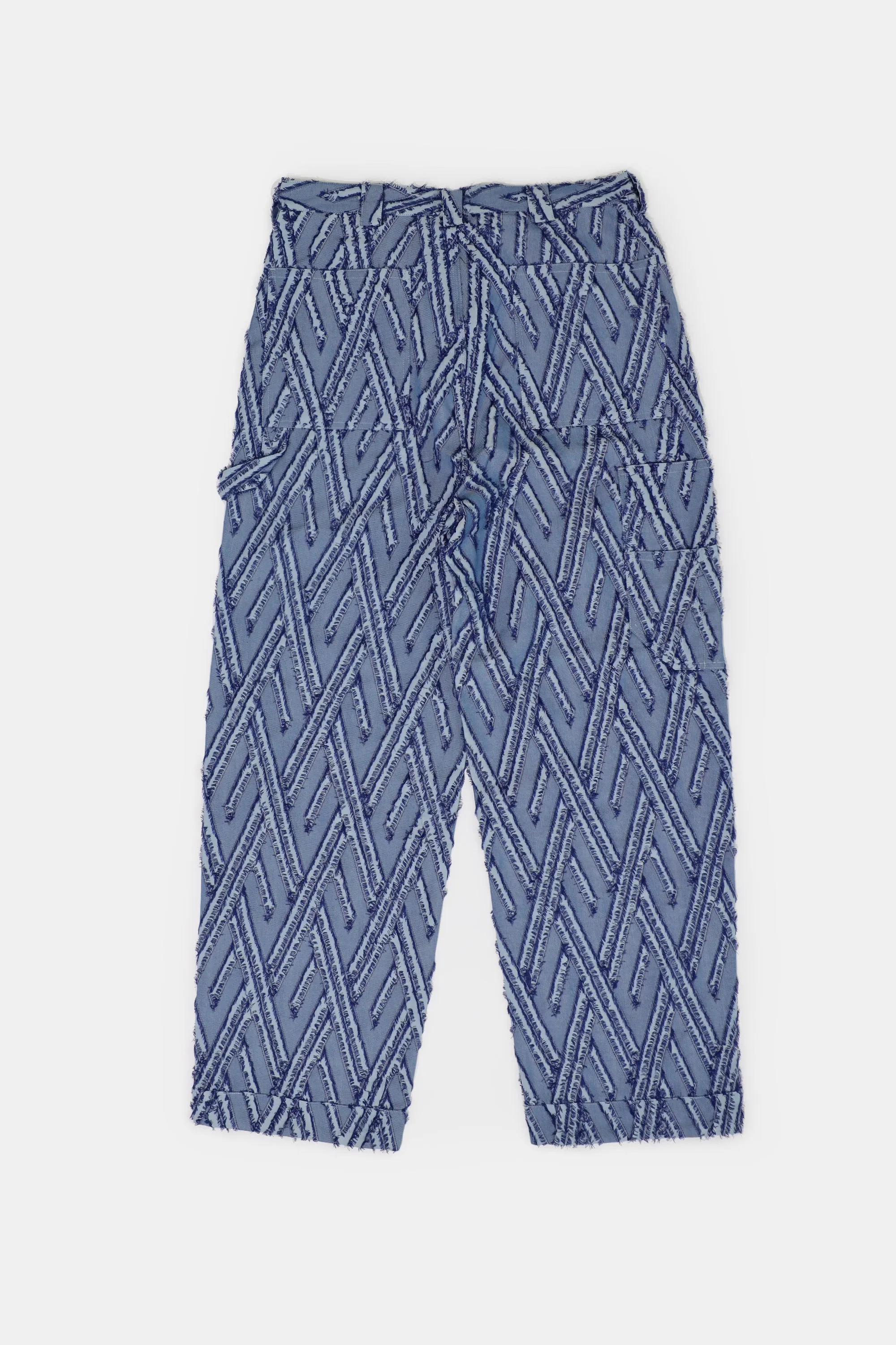 Carpenter Pant - Blue / Light Blue Jacquard sold by Lite Year product image thumbnail 2
