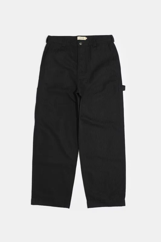 Carpenter Pant - Black Jacquard made by Lite Year