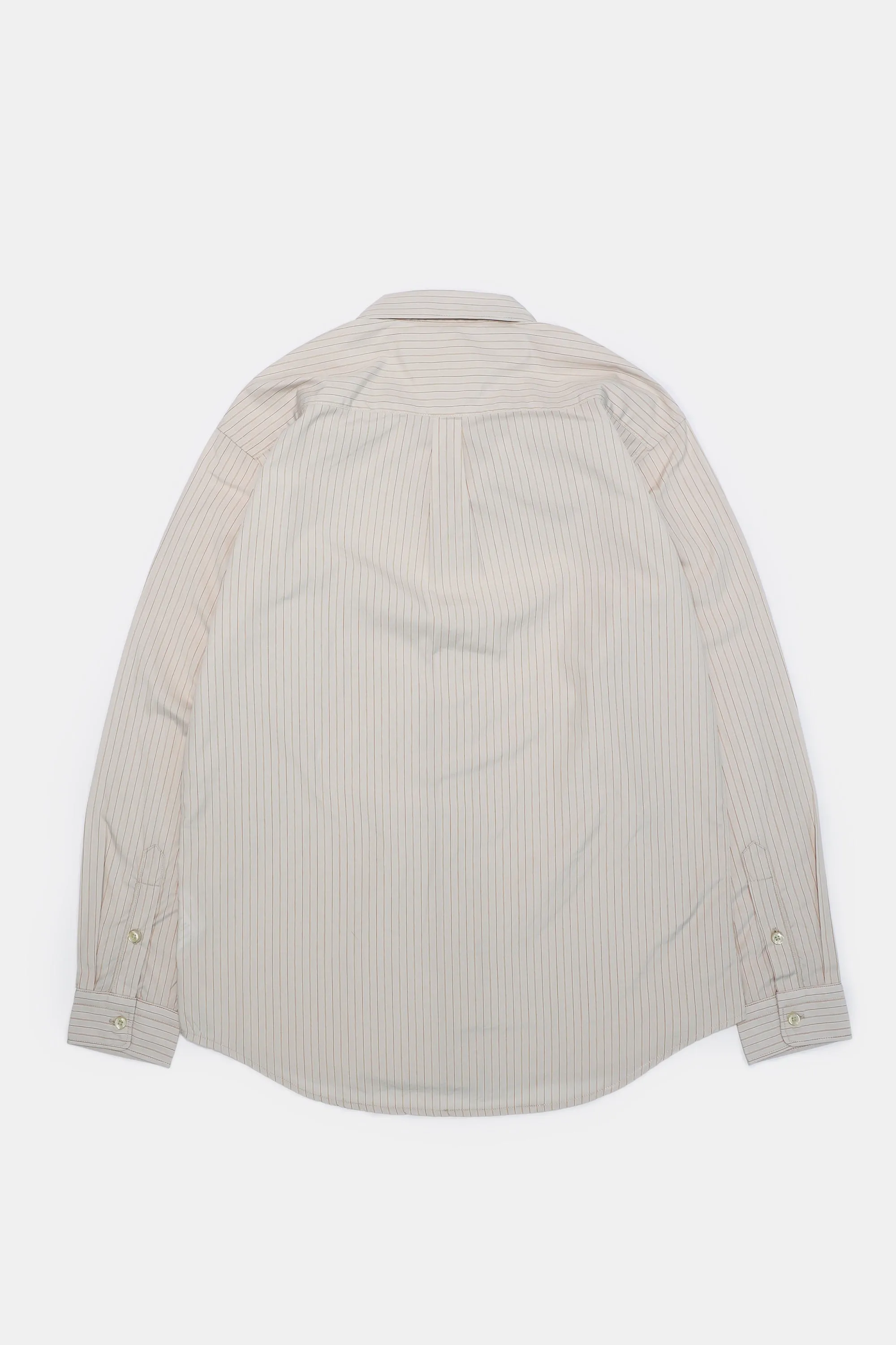 Long Sleeve Pocket Shirt - Creme / Khaki Stripe sold by Lite Year product image thumbnail 2