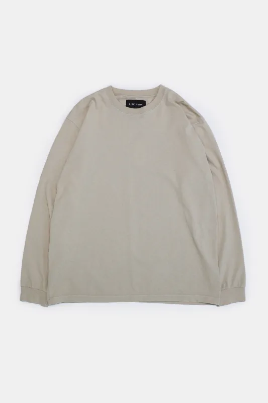 Long Sleeve Tee - Washed Sand sold by Lite Year