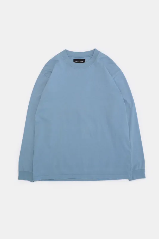 Long Sleeve Tee - Washed Light Blue sold by Lite Year