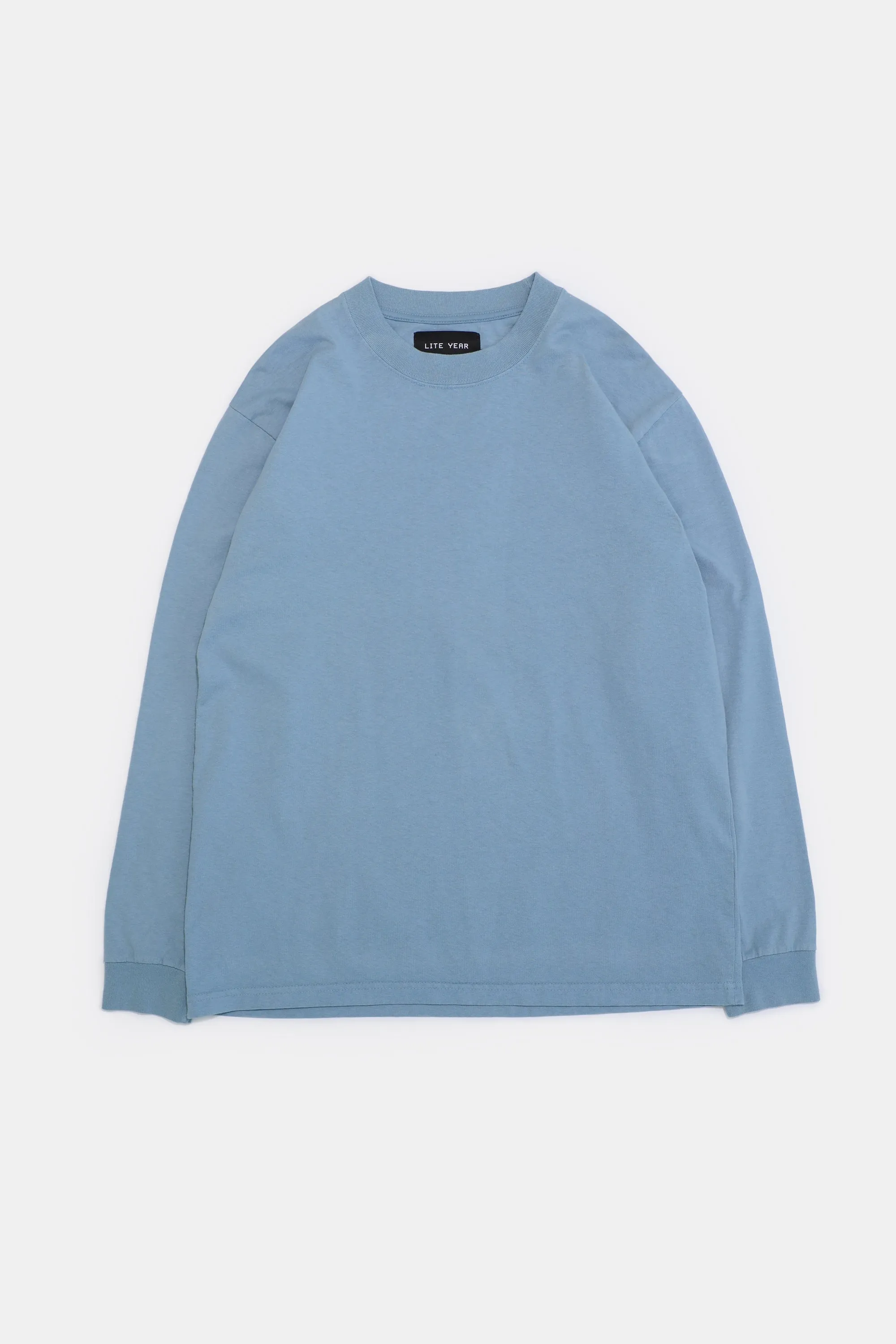 Long Sleeve Tee - Washed Light Blue sold by Lite Year