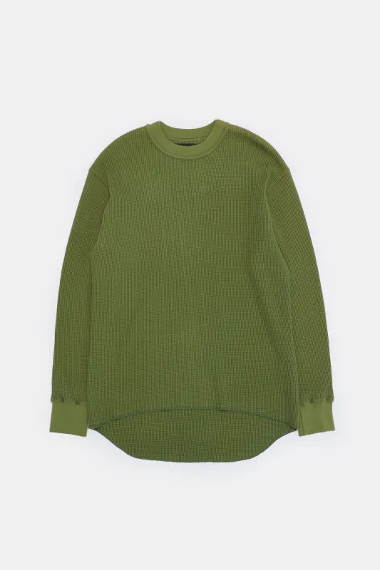Long Sleeve Thermal - Washed Olive sold by Lite Year