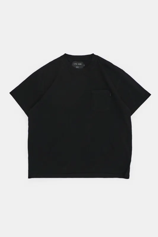 Short Sleeve Pocket Tee - Black sold by Lite Year