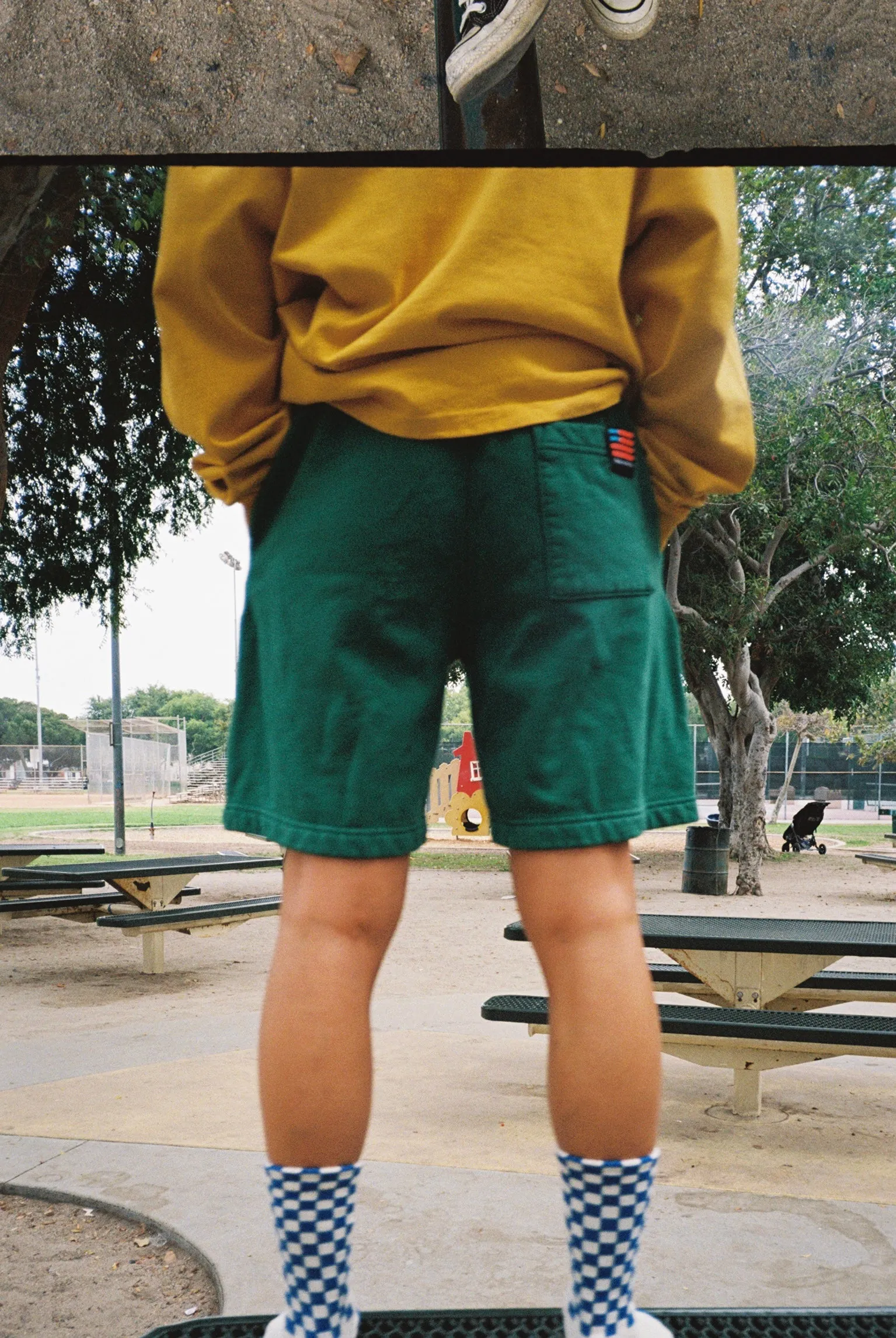 Relaxed Fit Short - Washed Green sold by Lite Year product image thumbnail 3