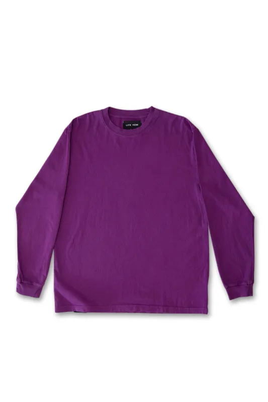 Long Sleeve Tee - Fuchsia sold by Lite Year