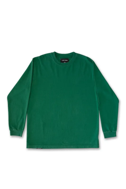 Long Sleeve Tee - Green made by Lite Year
