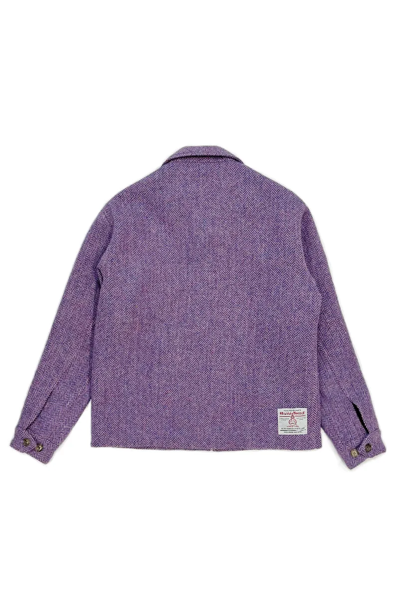 Harris Tweed® Eisenhower Jacket - Pink/Blue sold by Lite Year product image thumbnail 2