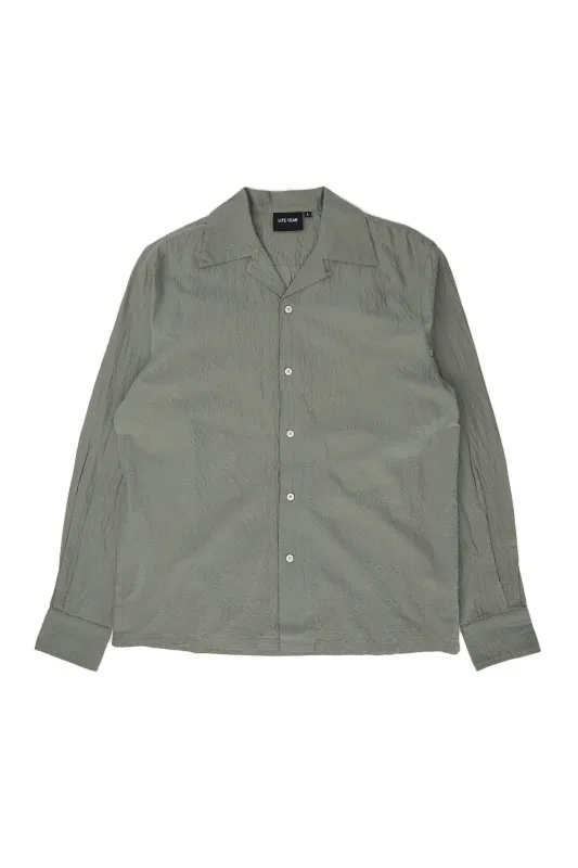 Camp Collar Shirt - Sage made by Lite Year
