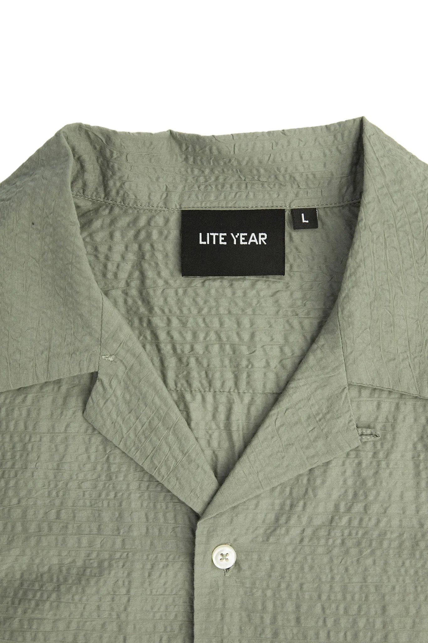 Camp Collar Shirt - Sage sold by Lite Year product image thumbnail 5