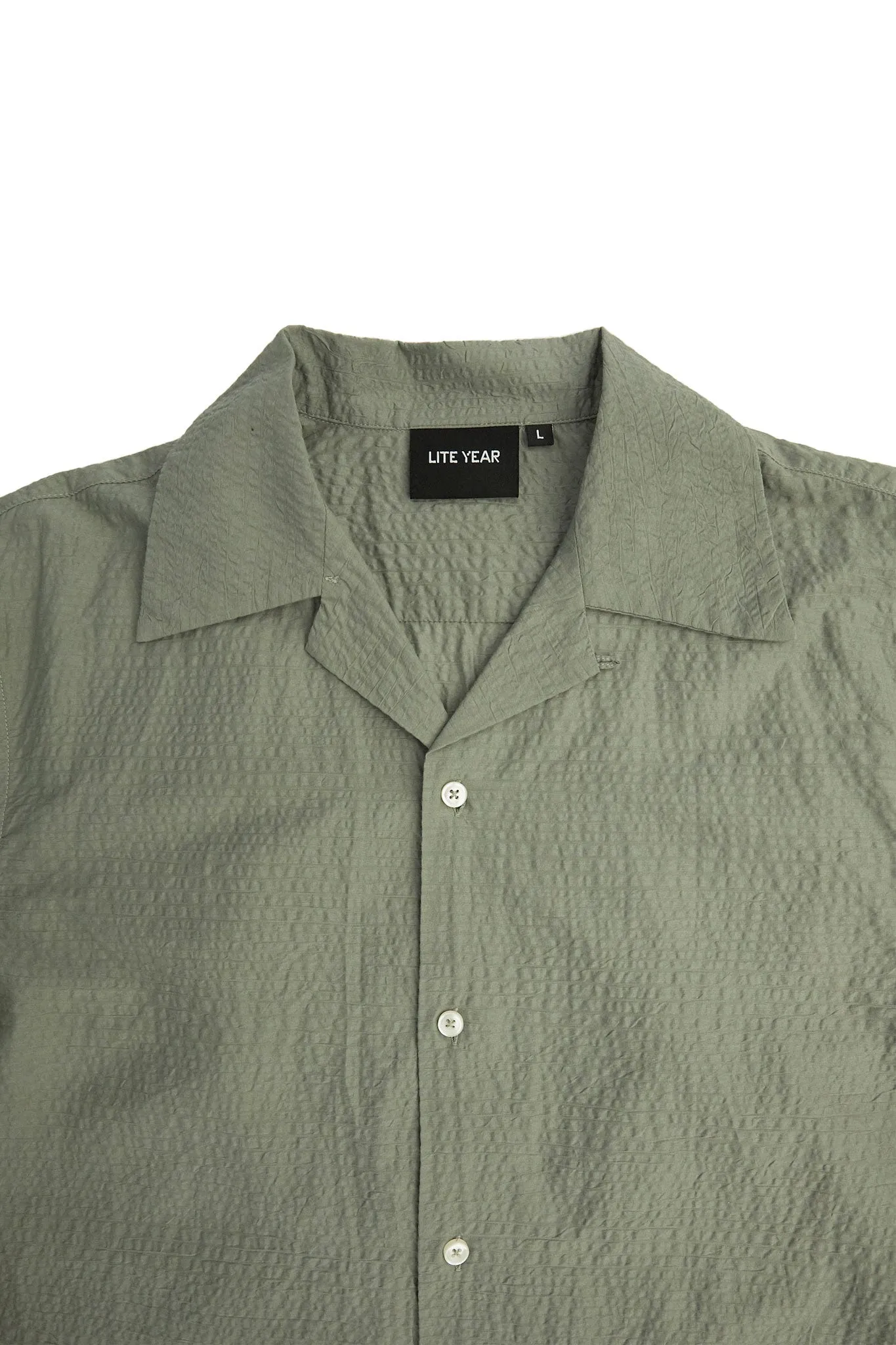 Camp Collar Shirt - Sage sold by Lite Year product image thumbnail 3