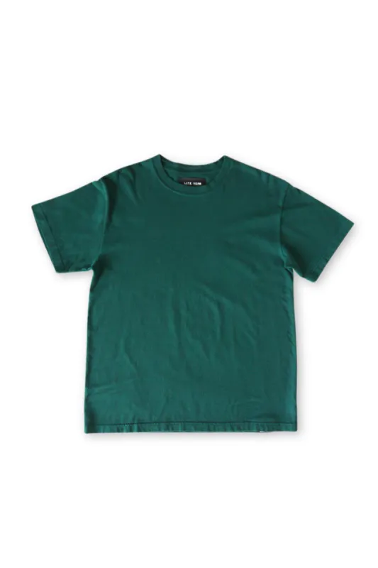 Short Sleeve Tee - Dark Green made by Lite Year