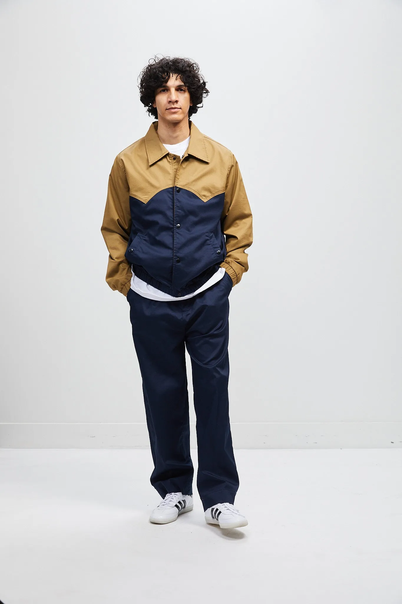 Solotex® Western Jacket - Khaki/Navy sold by Lite Year product image thumbnail 5