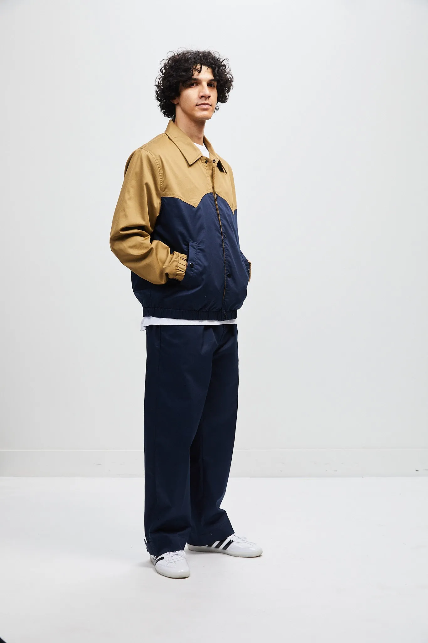 Solotex® Western Jacket - Khaki/Navy sold by Lite Year product image thumbnail 4