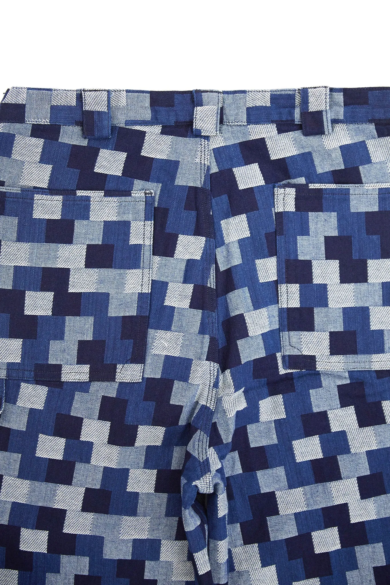 Carpenter Pant - Denim Check sold by Lite Year product image thumbnail 3