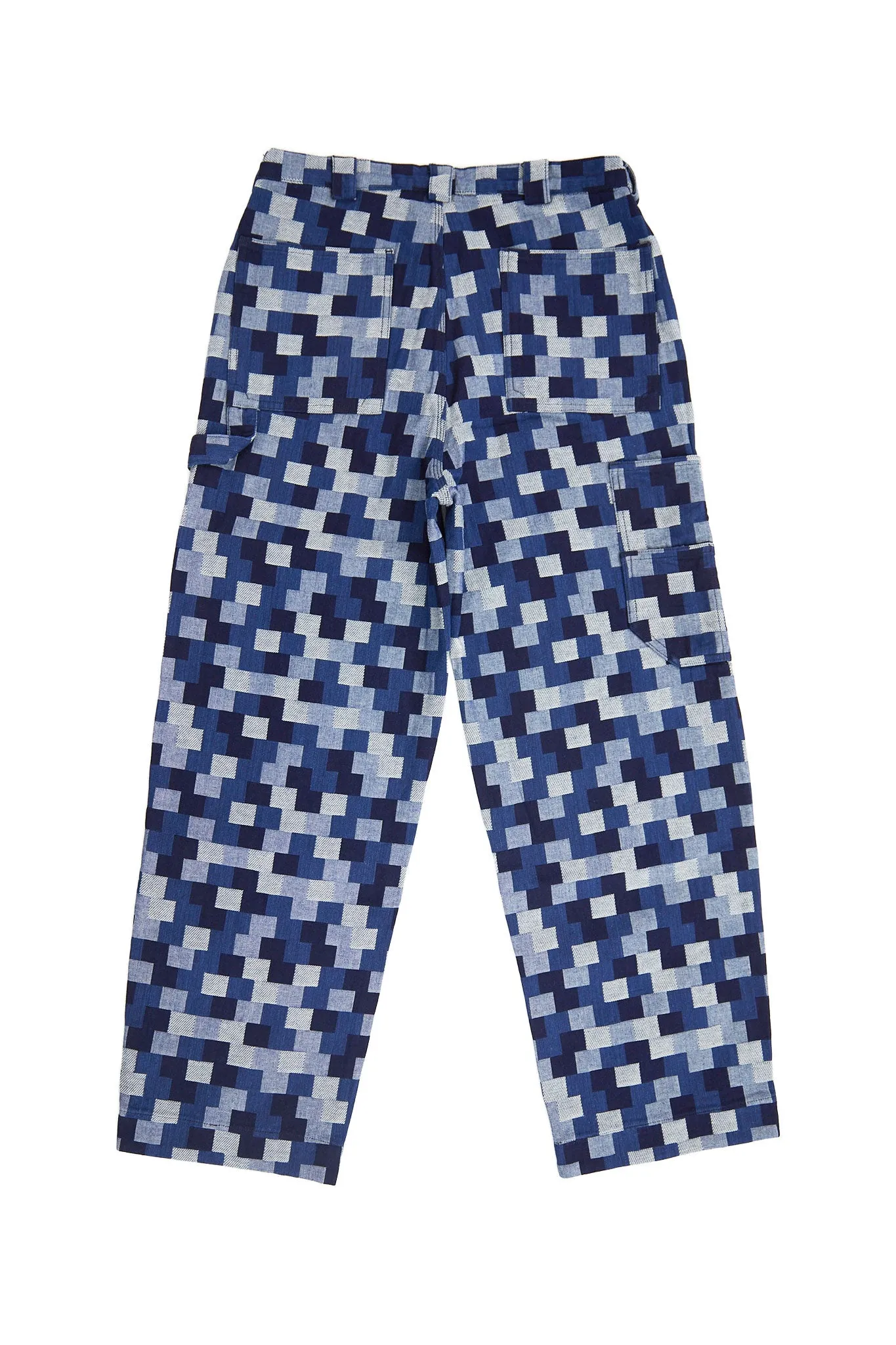 Carpenter Pant - Denim Check sold by Lite Year product image thumbnail 2