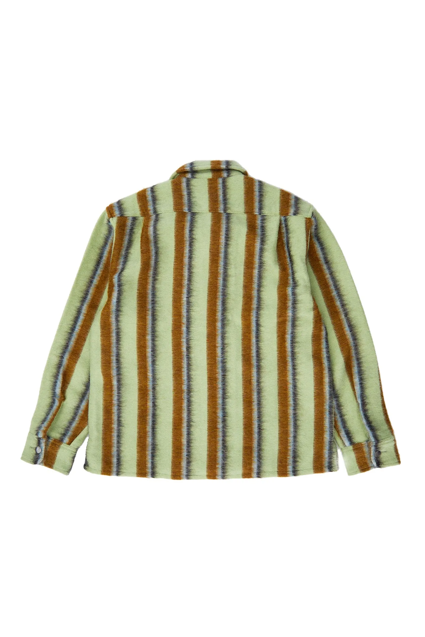 Work Jacket - Wool Green Stripe sold by Lite Year product image thumbnail 2