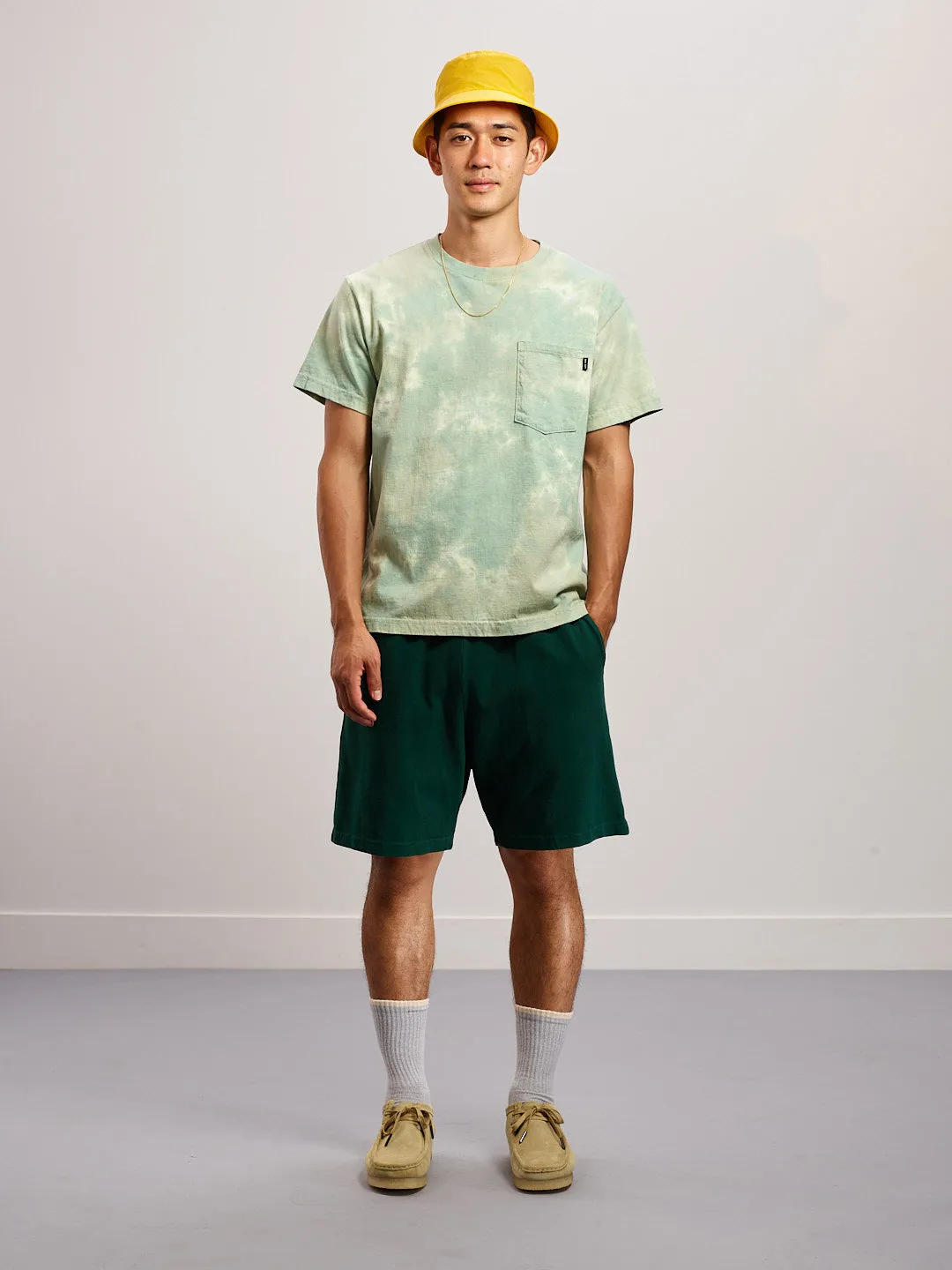 Short Sleeve Pocket Tee - Cloudy Washed Green sold by Lite Year product image thumbnail 3