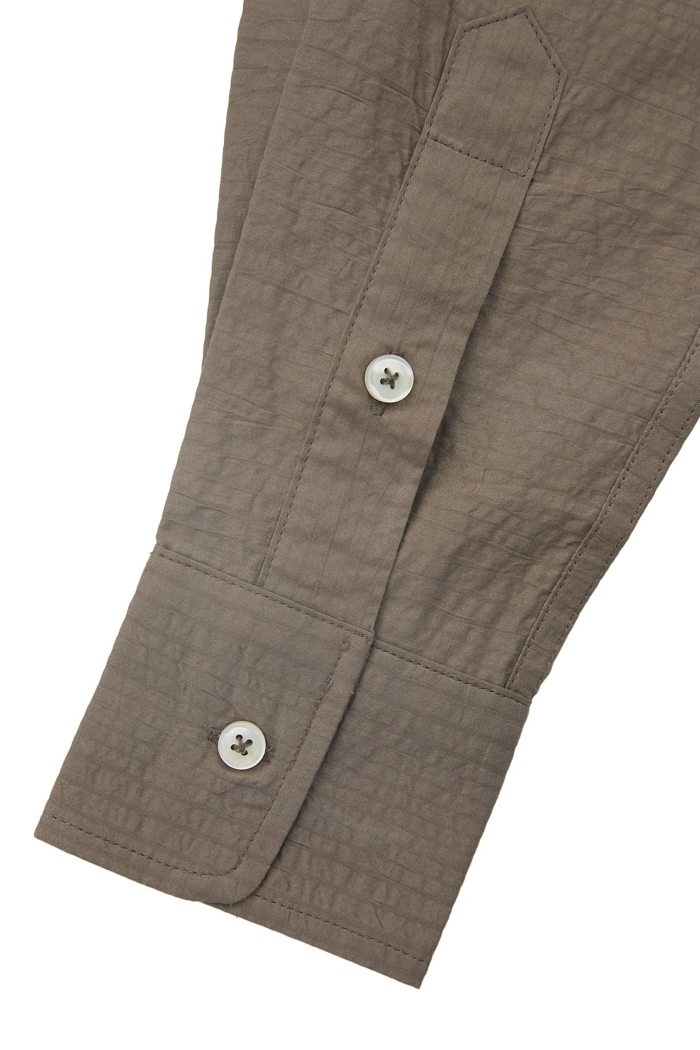 Camp Collar Shirt - Mocha sold by Lite Year product image thumbnail 4