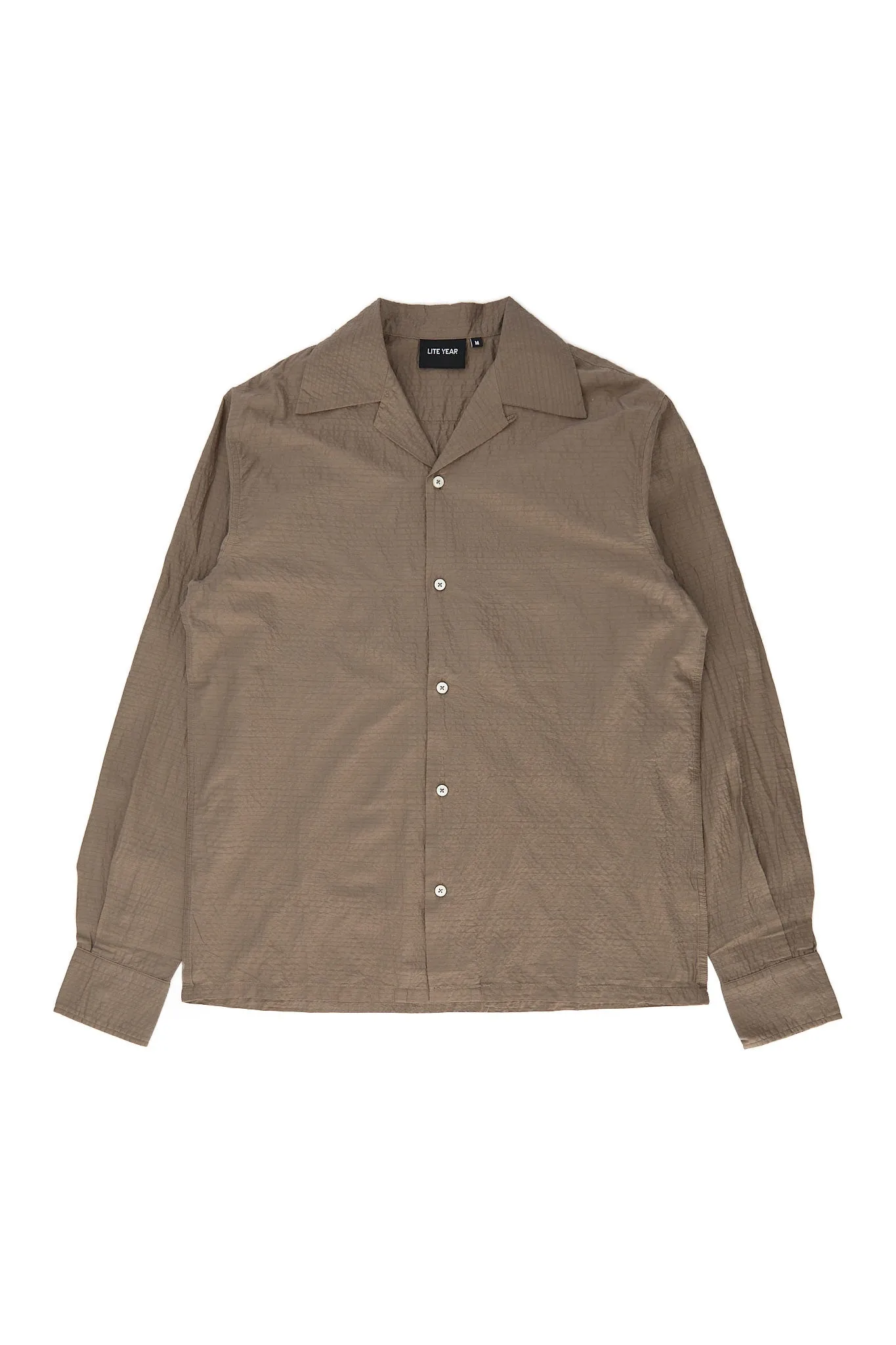 Camp Collar Shirt - Mocha sold by Lite Year