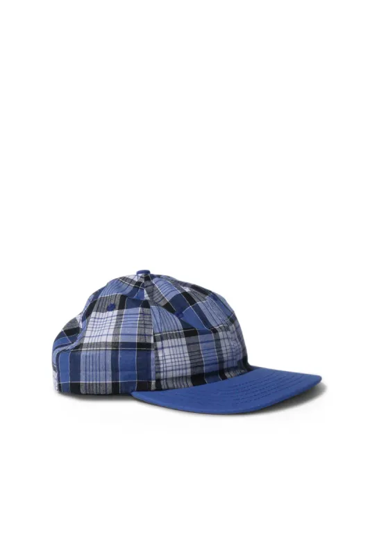 Madras Cap - Blue Plaid made by Lite Year