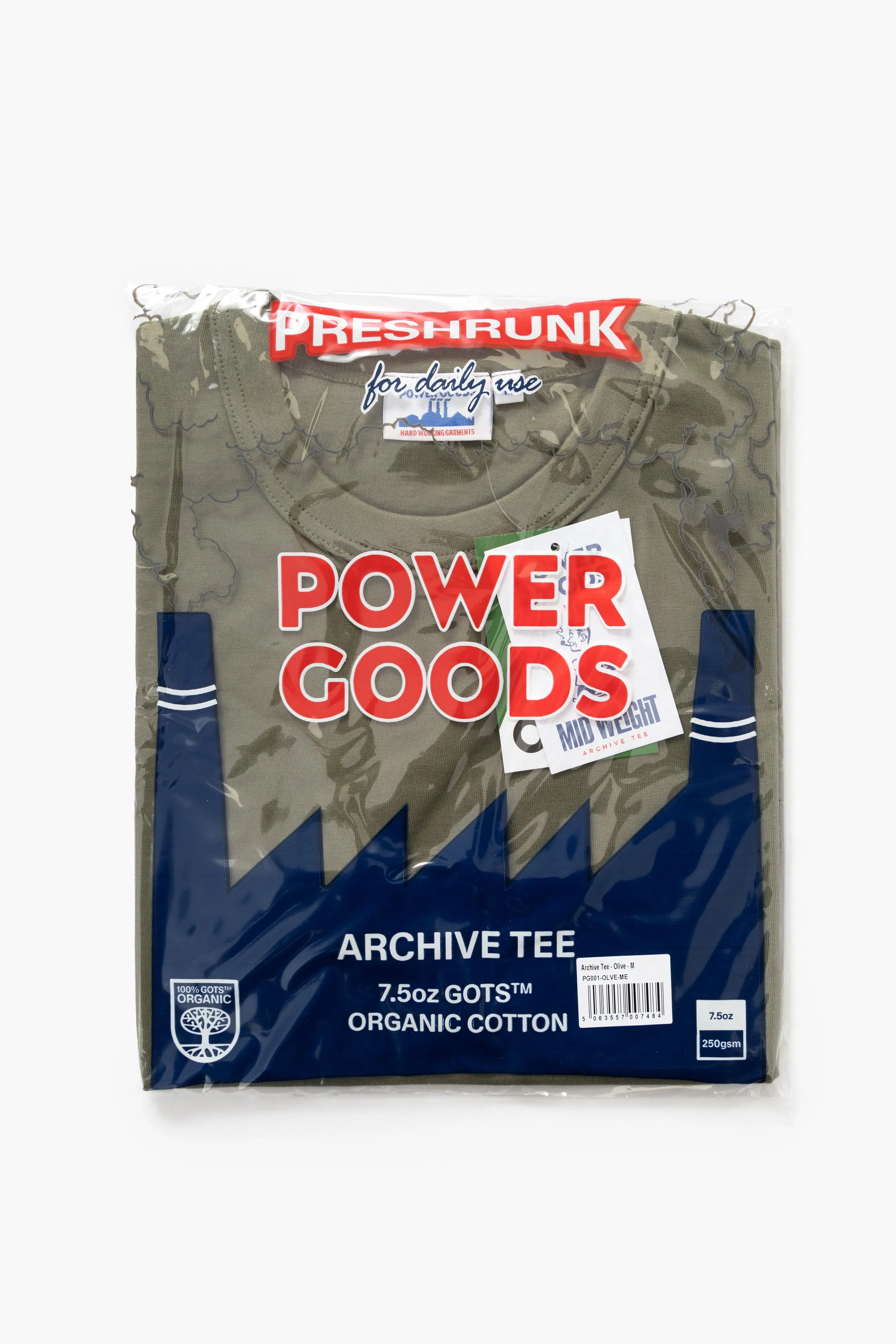 Power Goods - Archive T-Shirt Two Pack - Olive sold by Blacksmith Store product image thumbnail 2