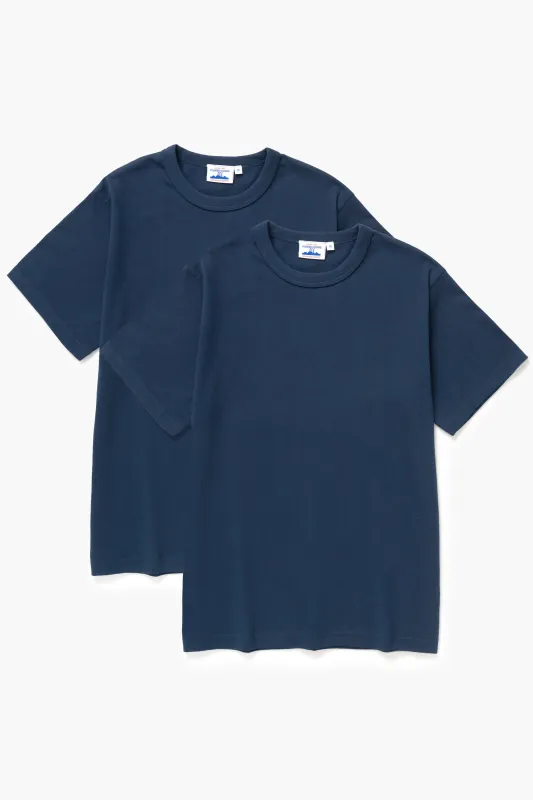 Power Goods - Archive T-Shirt Two Pack - Navy sold by Power Goods