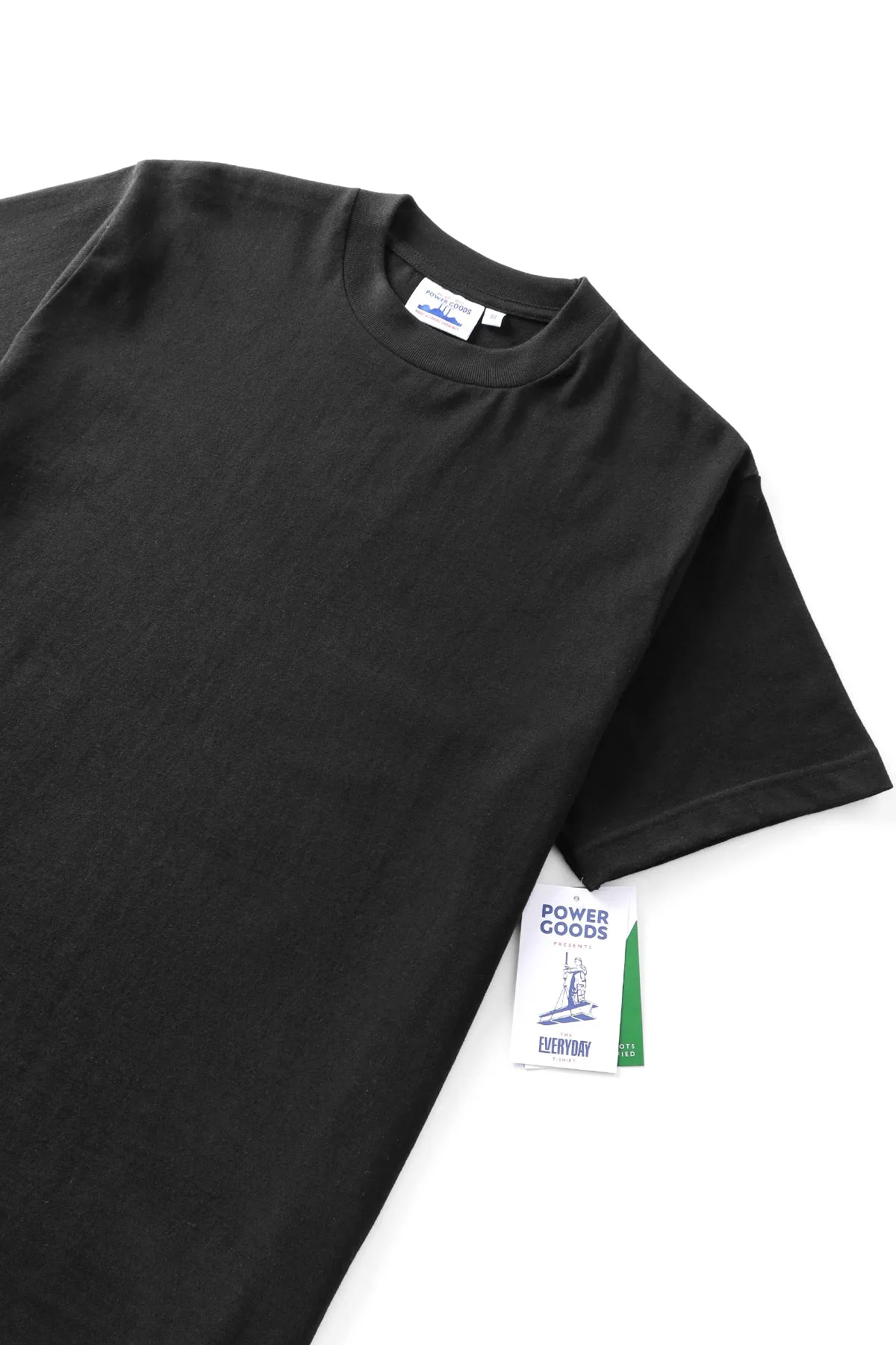 Power Goods - Everyday Tee - Black sold by Blacksmith Store product image thumbnail 2
